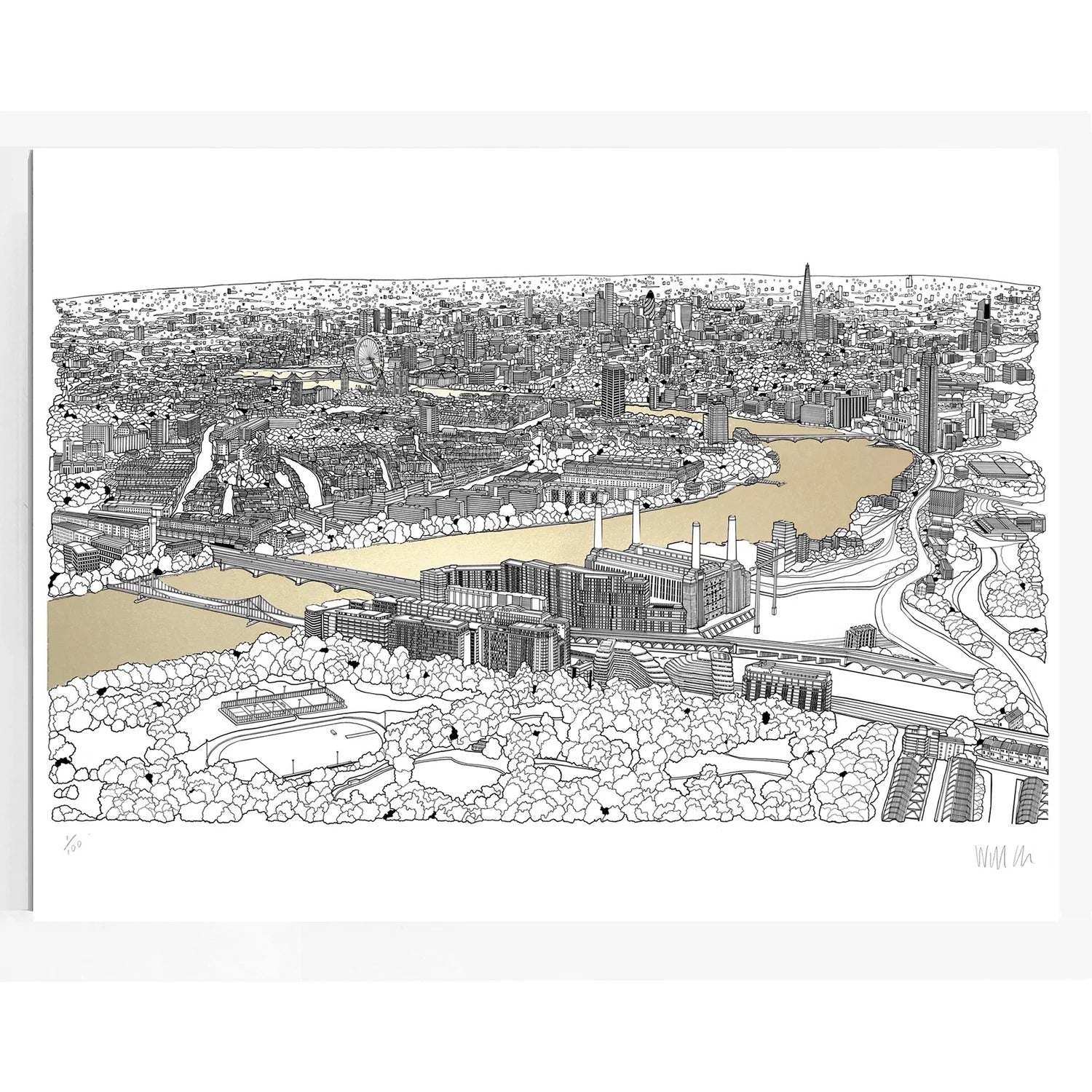 View From Battersea Print