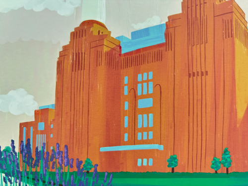 Battersea Pathway Print