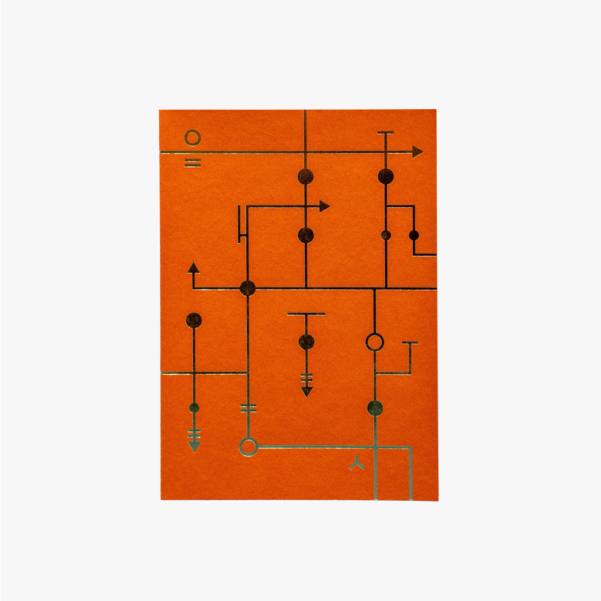Gold Foiled Circuit Card