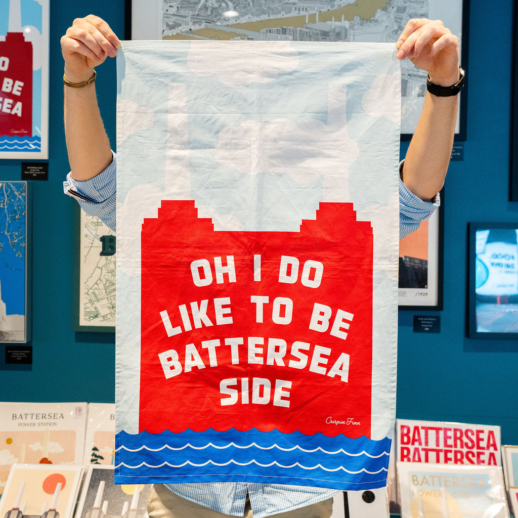 Battersea Side Tea Towel