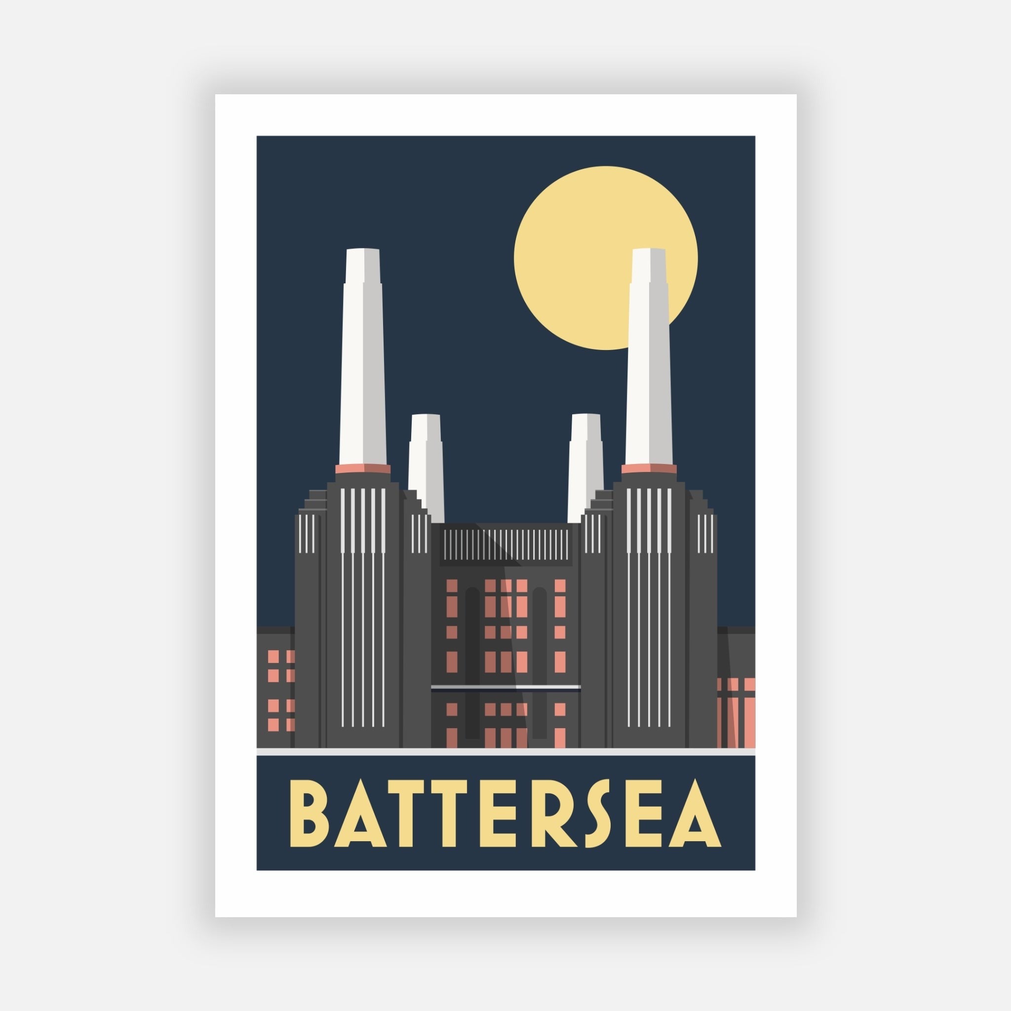 Vintage Battersea Print
