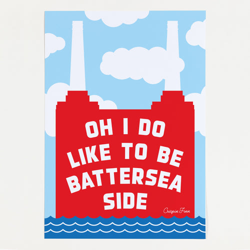 Battersea Side Print