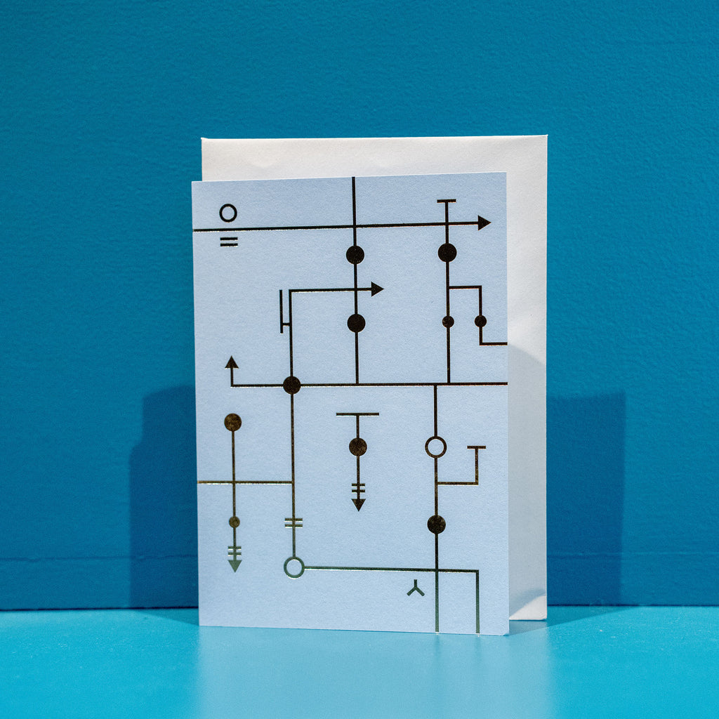 Gold Foiled Circuit Card
