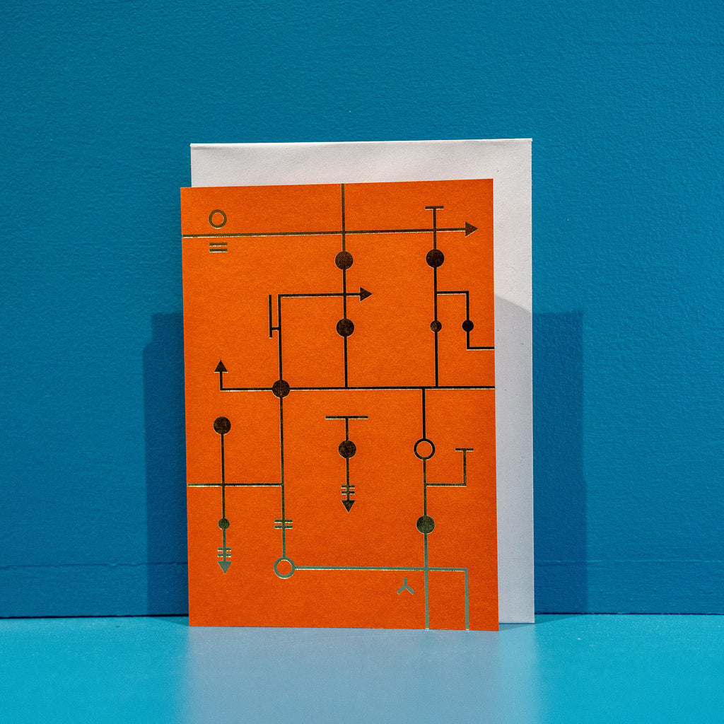 Gold Foiled Circuit Card