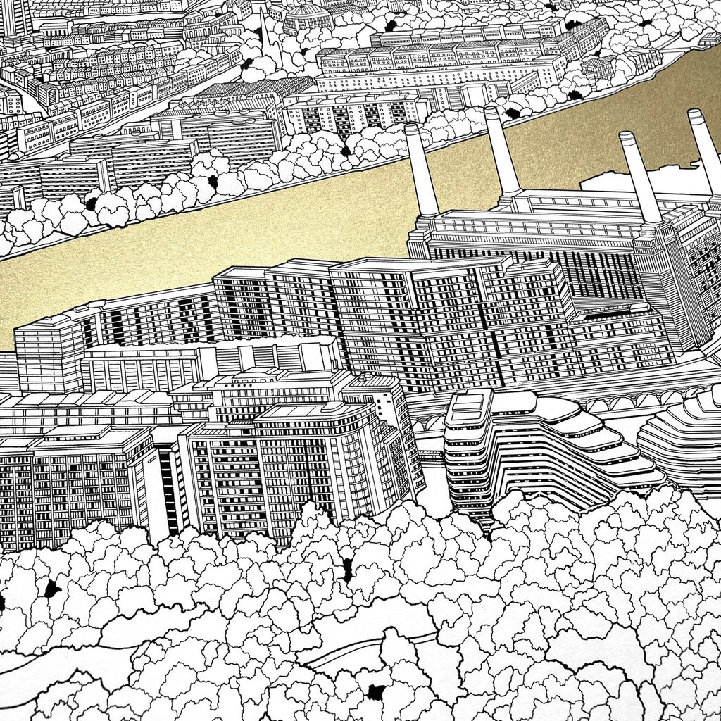 View From Battersea Print