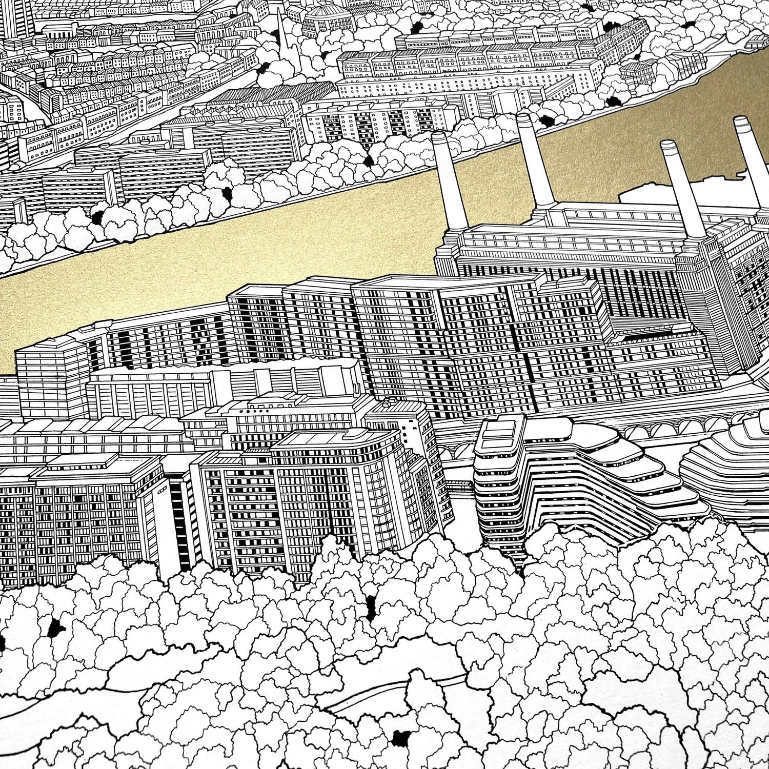 View From Battersea Print