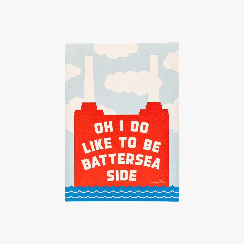 Battersea Side Postcard