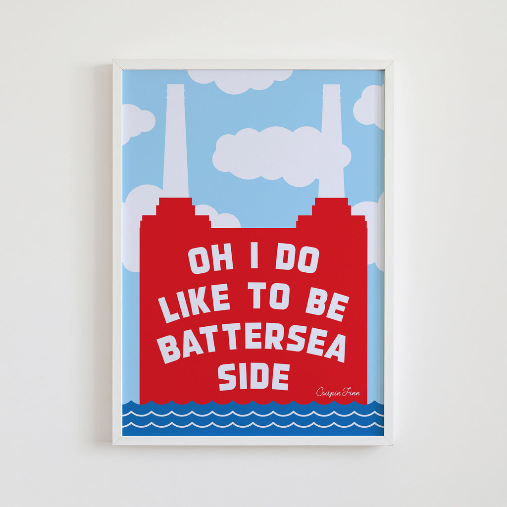 Battersea Side Print