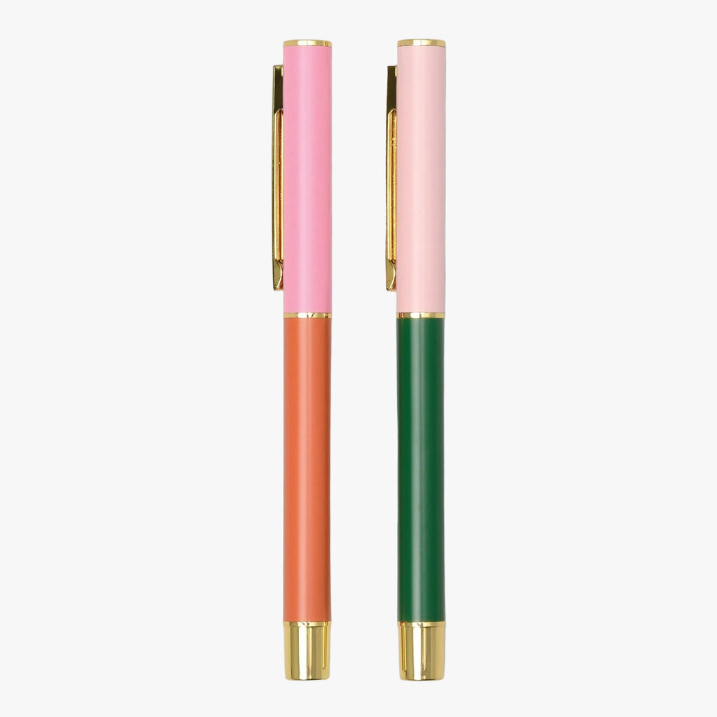 Set of 2 Colourblock Pens