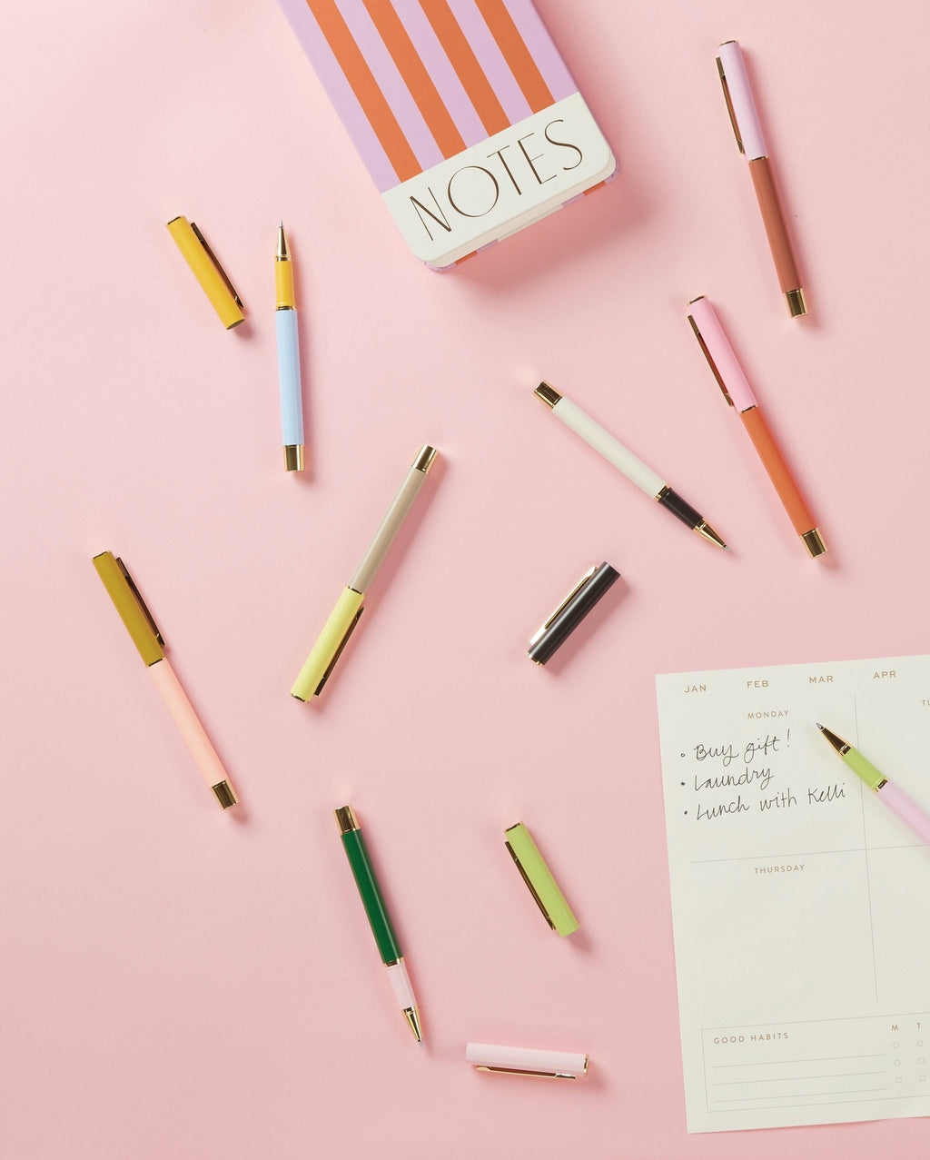 Set of 2 Colourblock Pens