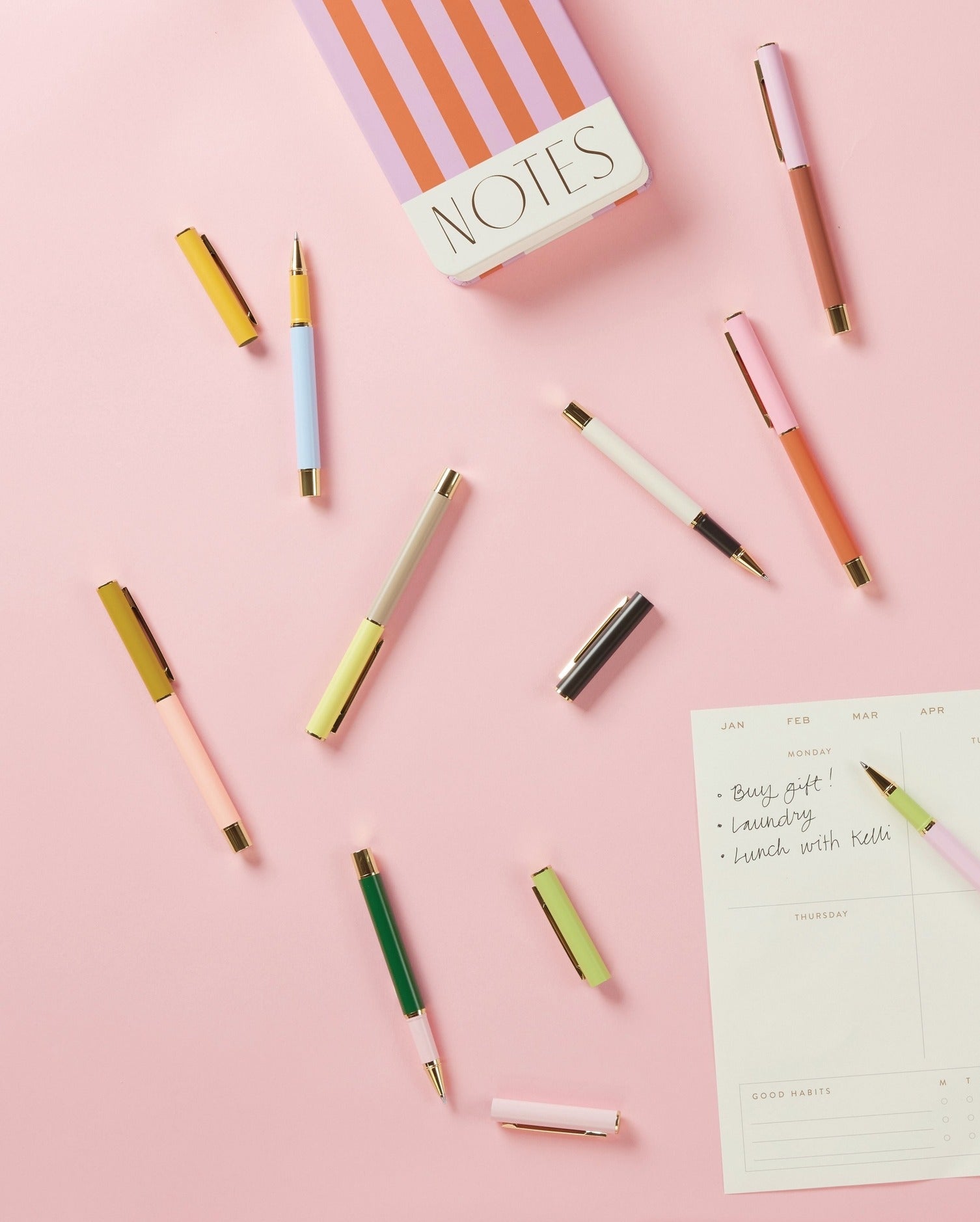 Set of 2 Colourblock Pens