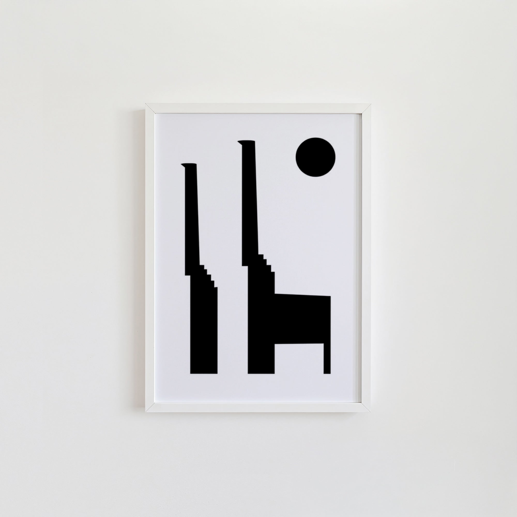 Graphic Battersea Print