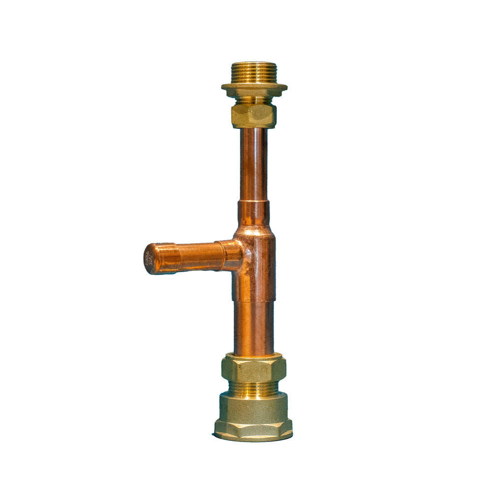 Copper Pipe Single Candle Holder