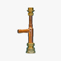 Copper Pipe Single Candle Holder