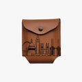Recycled Leather Playing Cards Case
