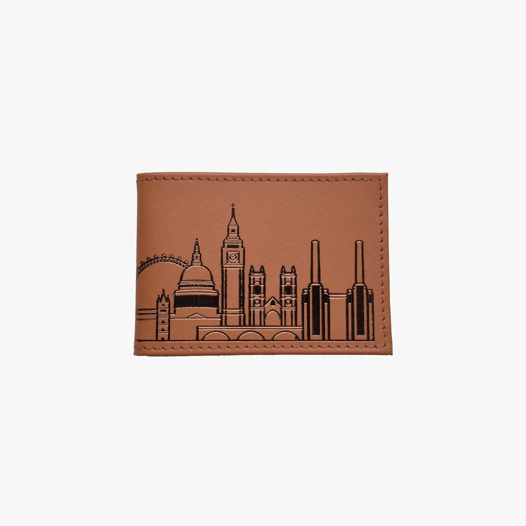 Recycled Leather Travel Card Holder