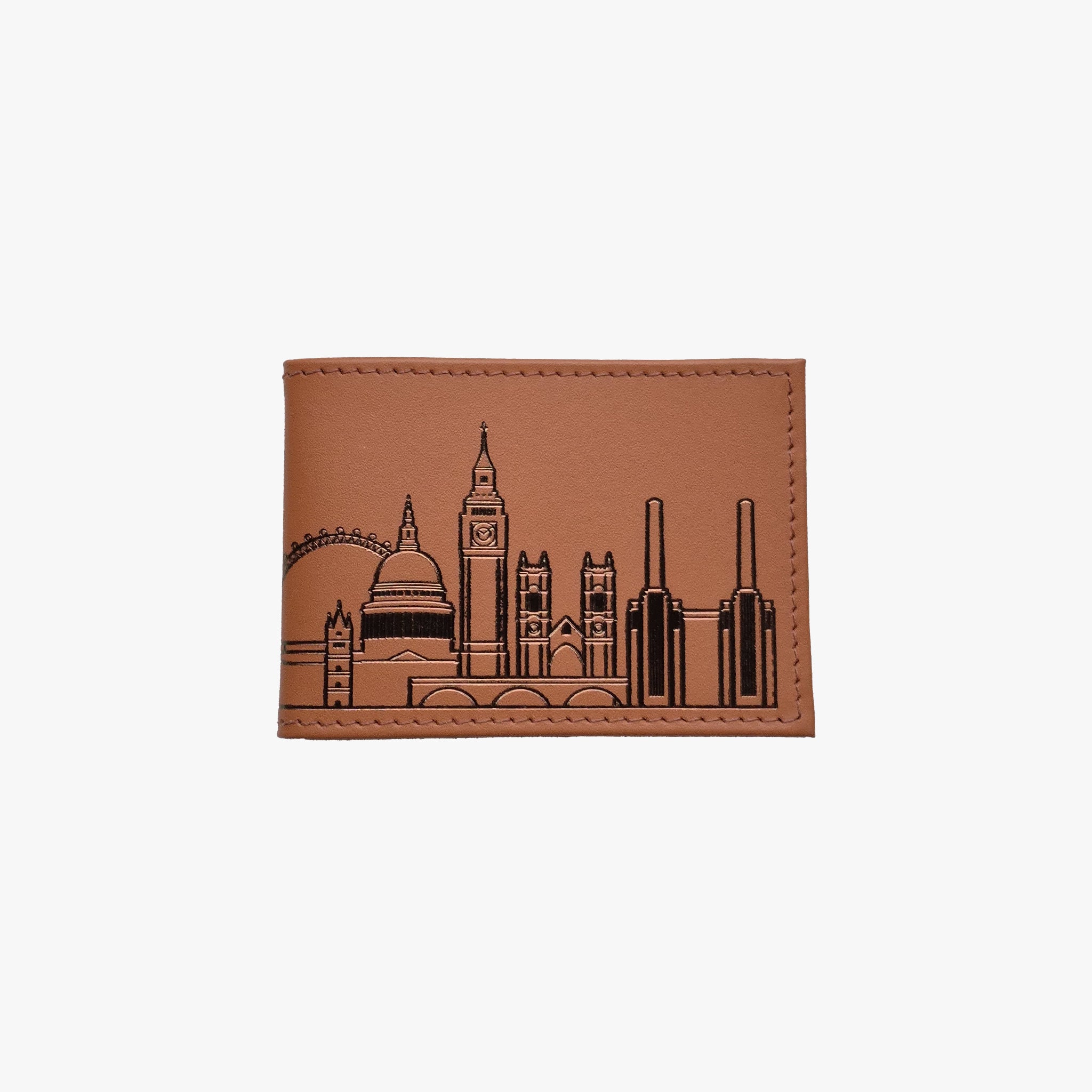 Recycled Leather Travel Card Holder