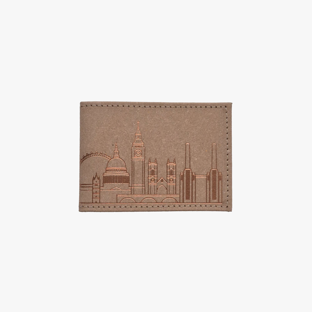 Recycled Leather Travel Card Holder