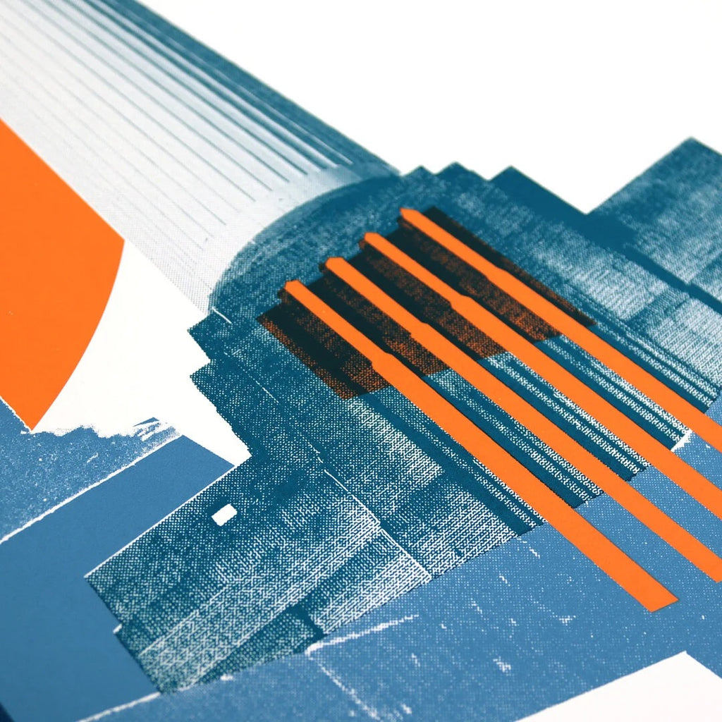 Orange Battersea Print