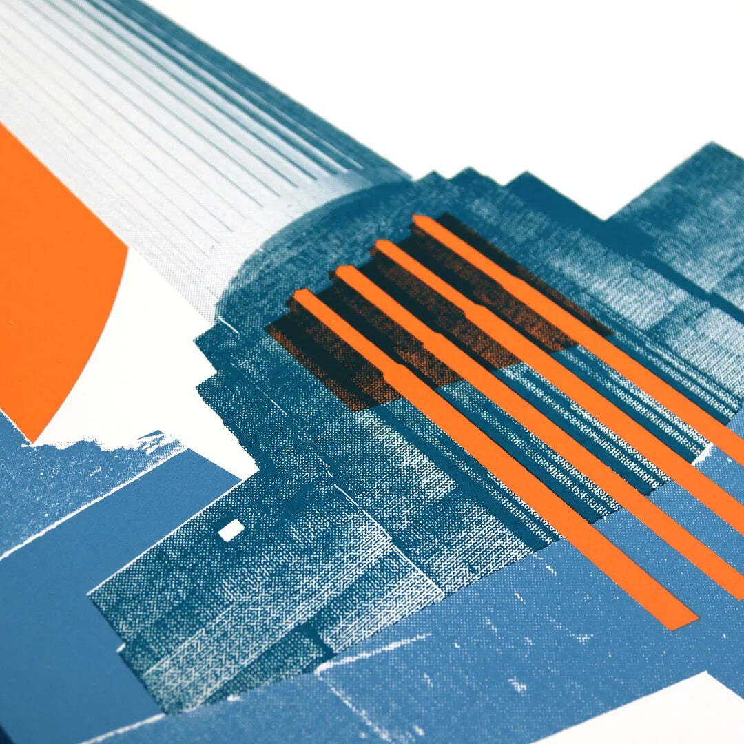 Orange Battersea Print