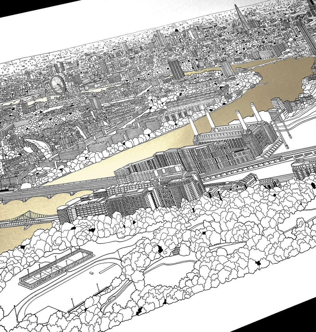 View From Battersea Print